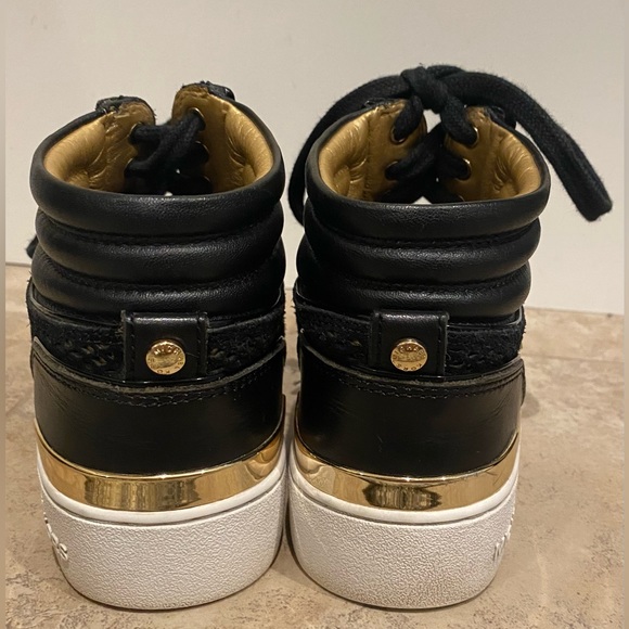 Black Leather Hightops - Picture 6 of 9